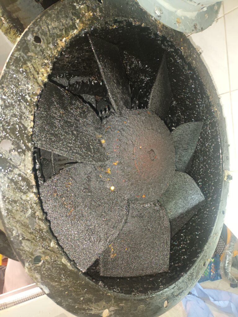 Broken extractor fan